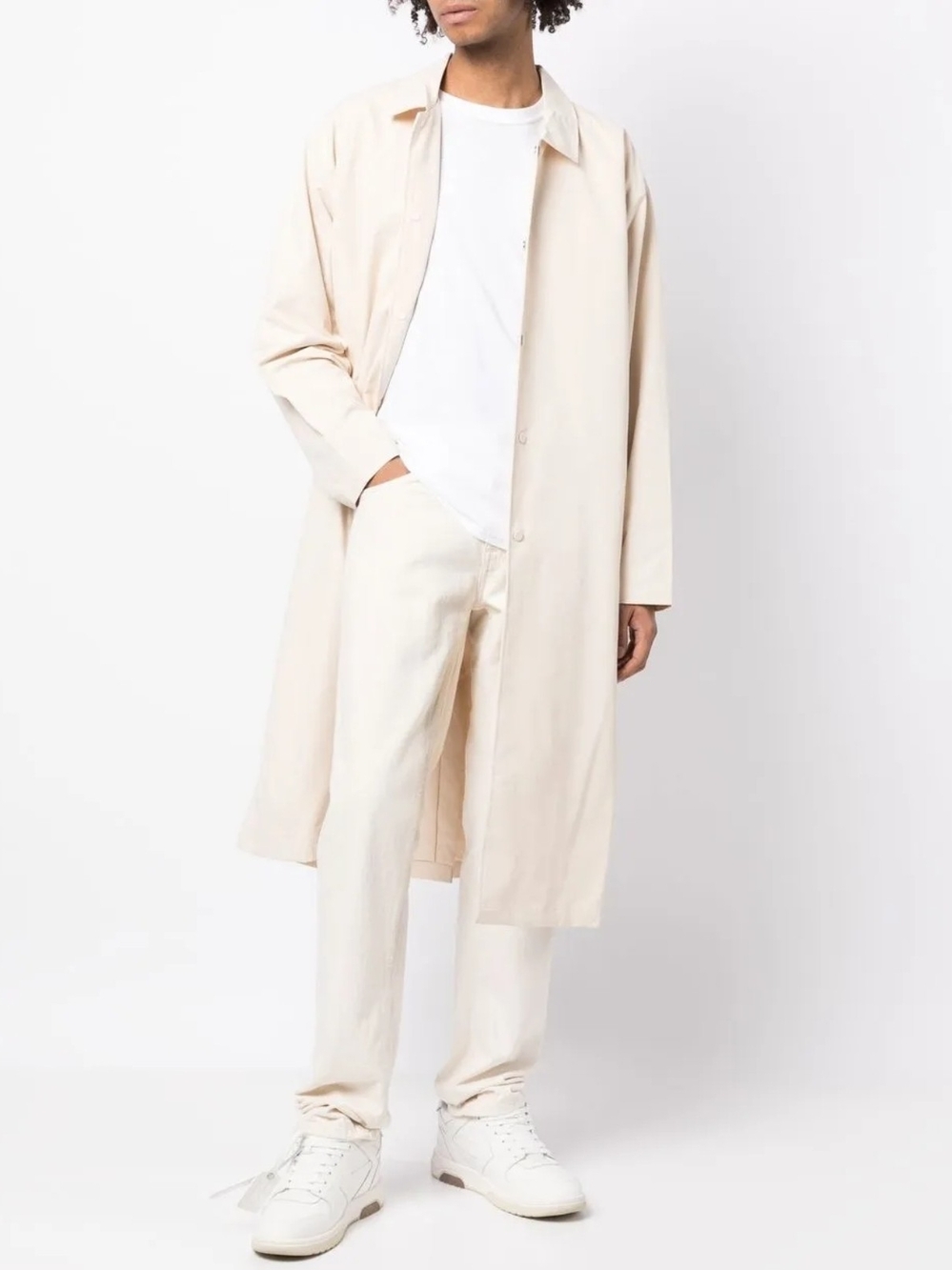 Fear Of God Essentials Long Coat / Buttoned Trench Coat